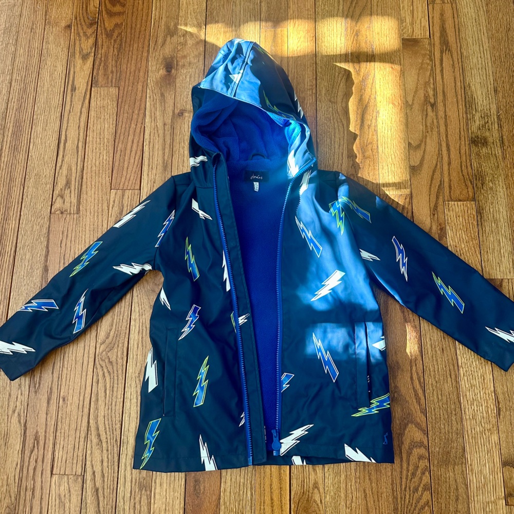 Joules Lightning Bolt Hoodie - Blue